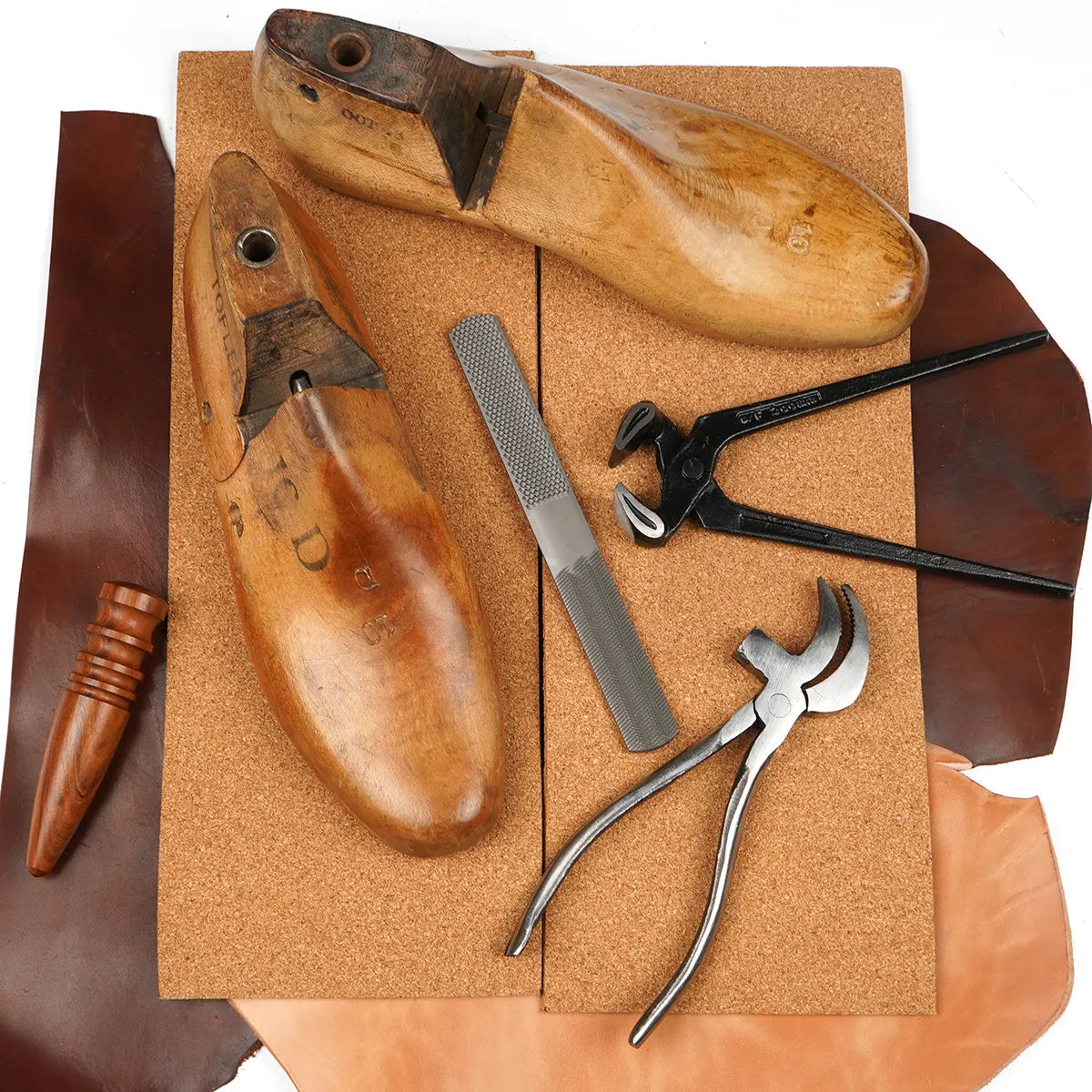 2.3mm Cork Sheets for Shoe Making 4 Pack.