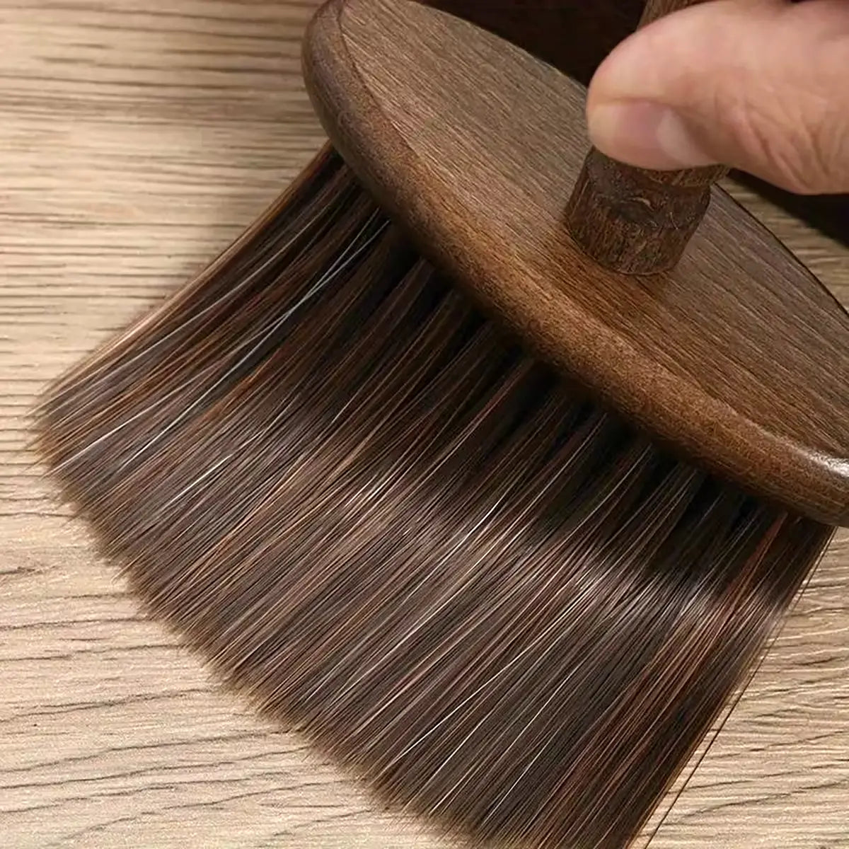 Coffee Handled Bench Brush.