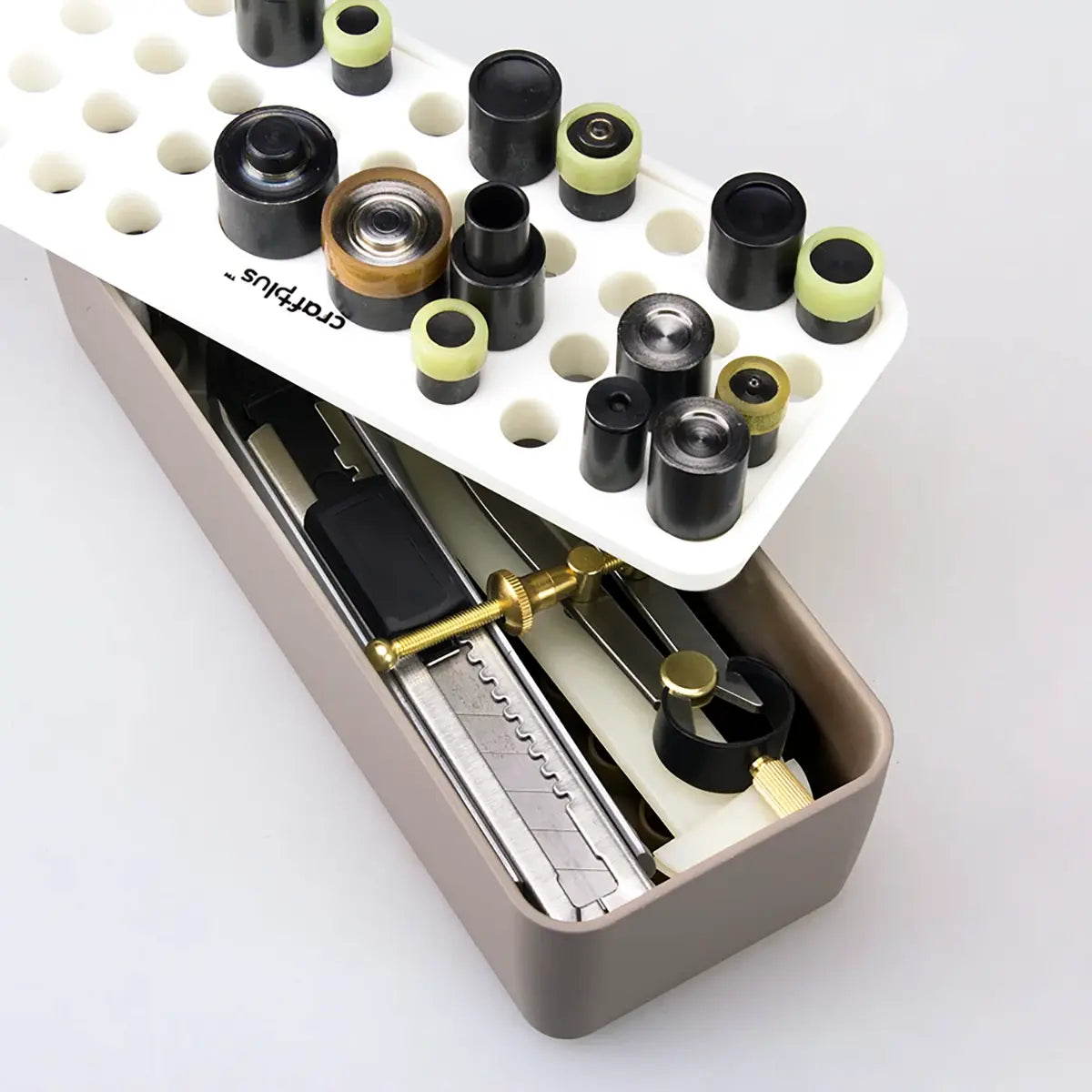 Craftplus All In One Tool Organizer for Leather Stamping Tools.