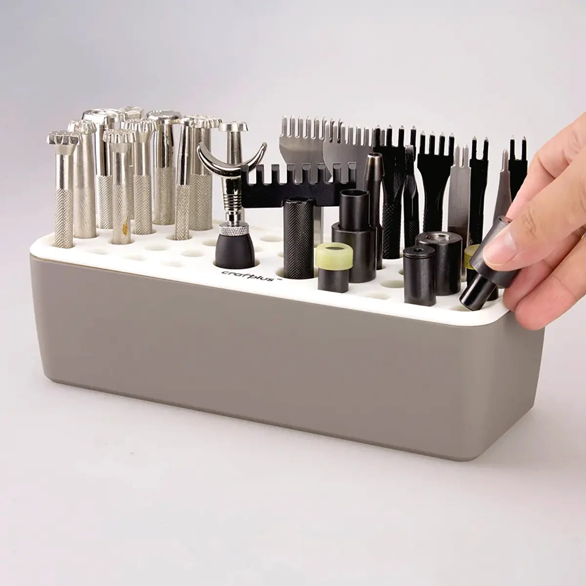 Craftplus All In One Tool Organizer for Leather Stamping Tools.