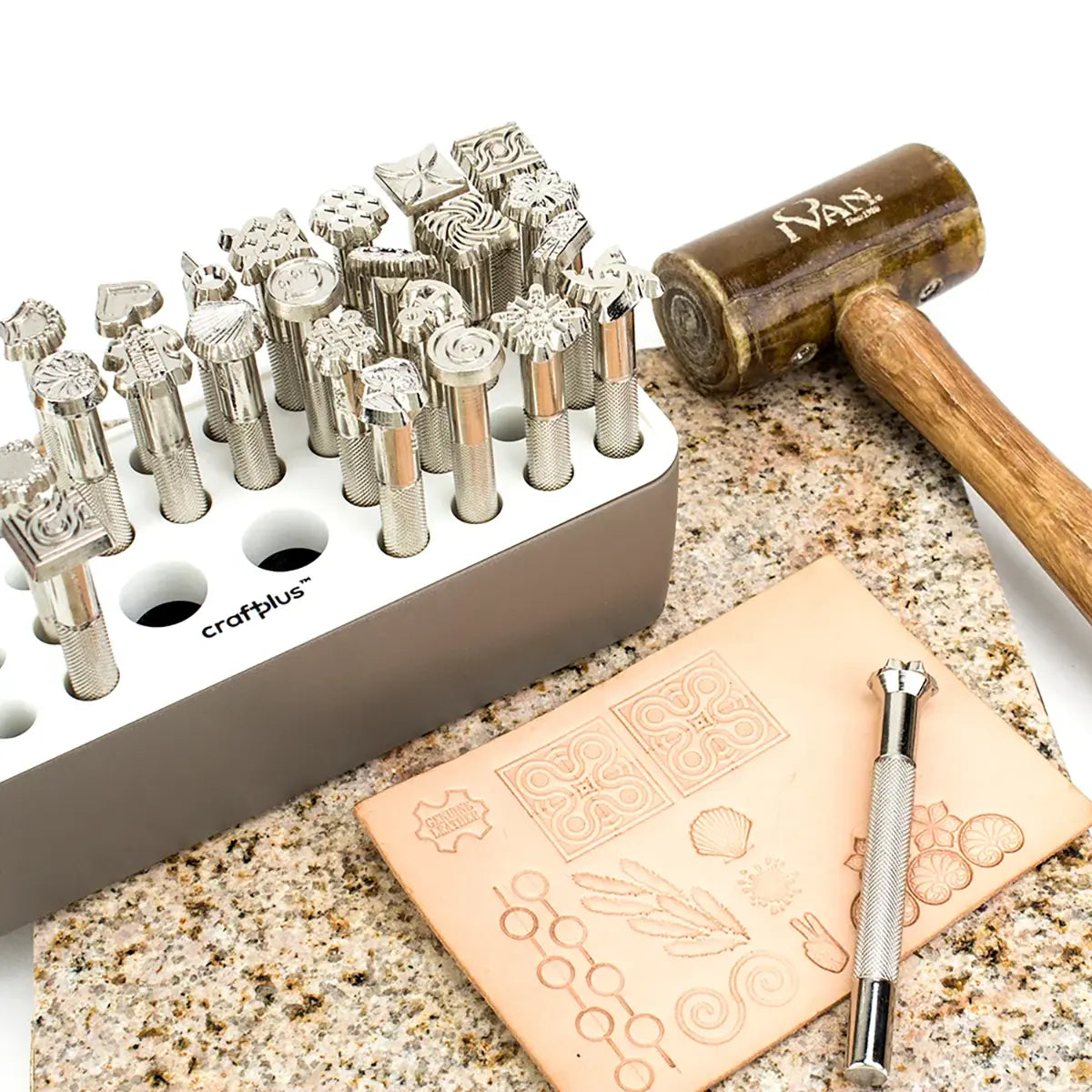 Craftplus All In One Tool Organizer for Leather Stamping Tools.