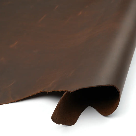 Chocolate Crazy Horse Leather 4-5oz.