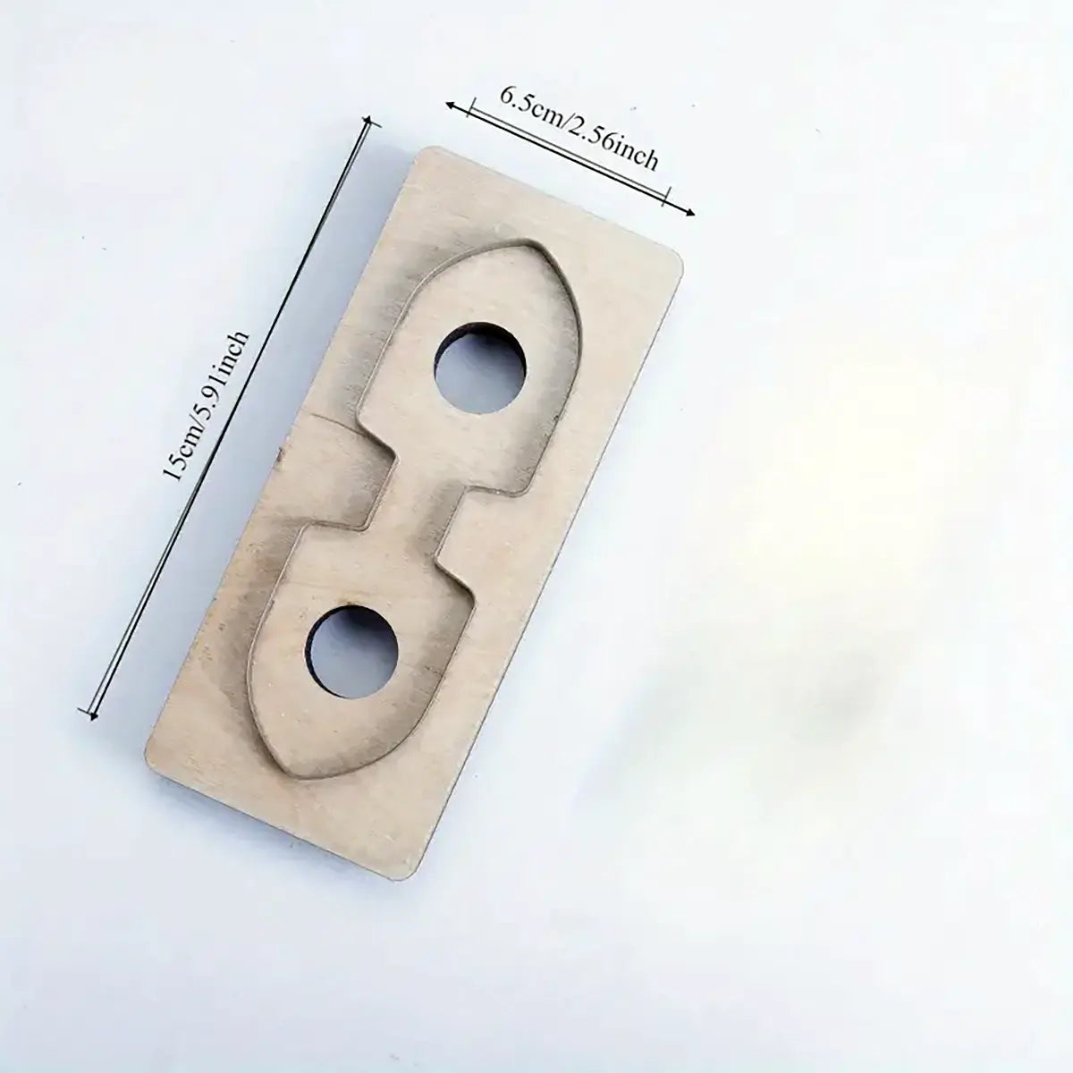 Crest Keychain Leather Die Cutter without stitching knifes.