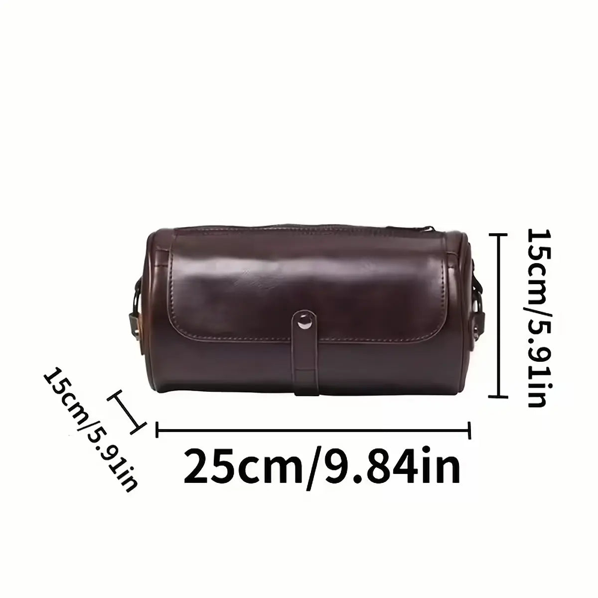 Cylinder Shoulder Bag Acrylic Template.