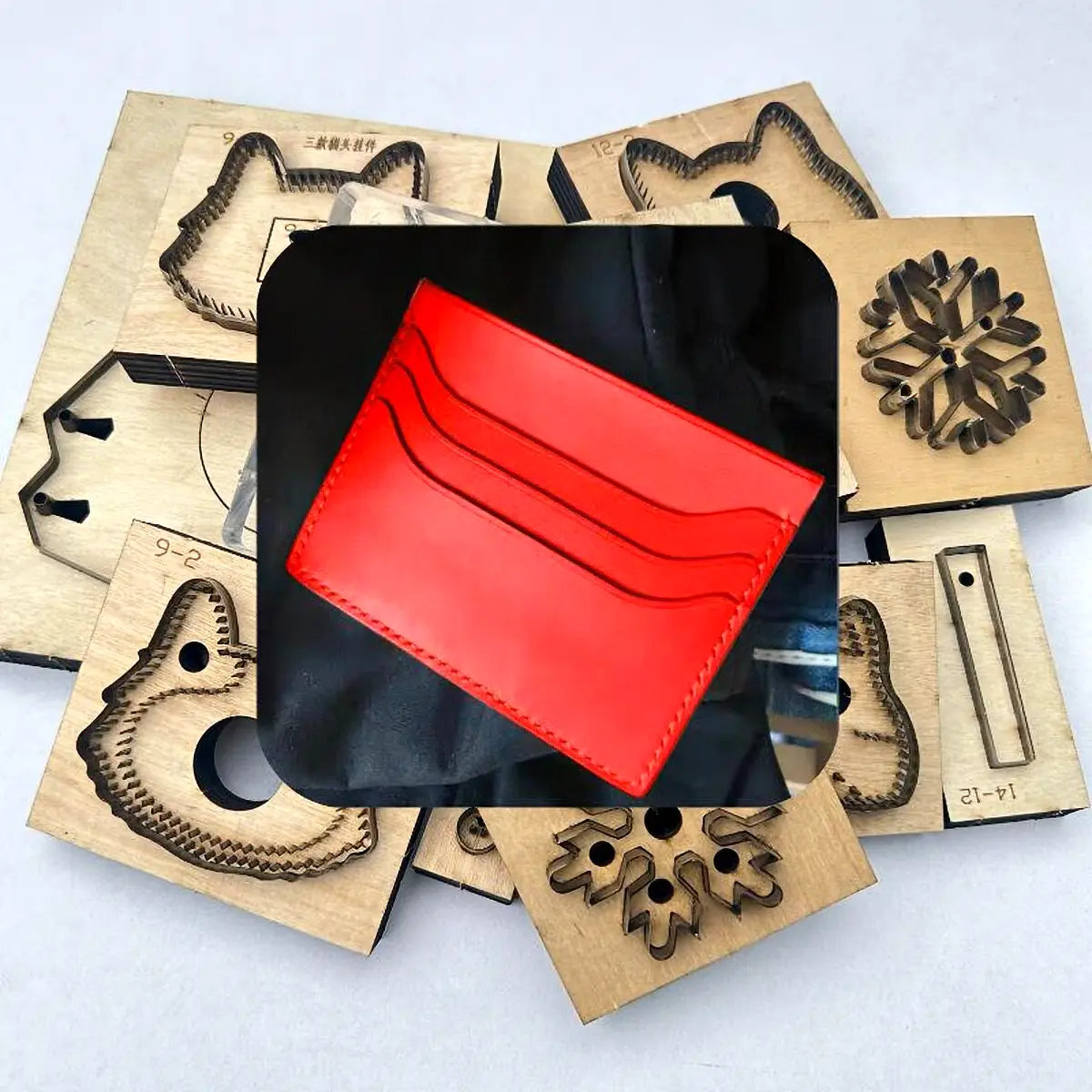 Double Sided Card Wallet Cutting Dies - 3 Piece.
