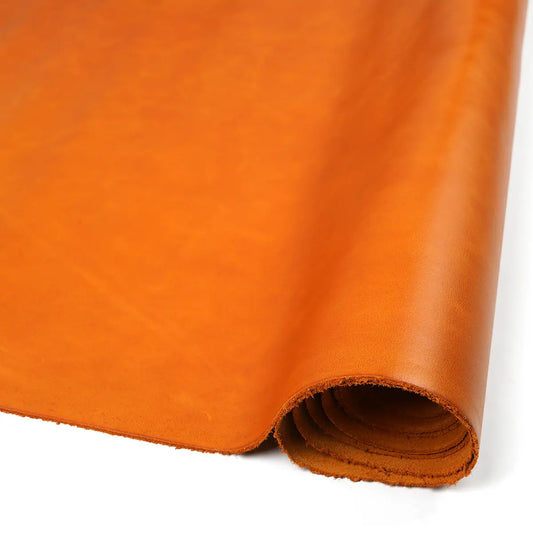 Tan Designer Side Bag Leather 3-4oz.