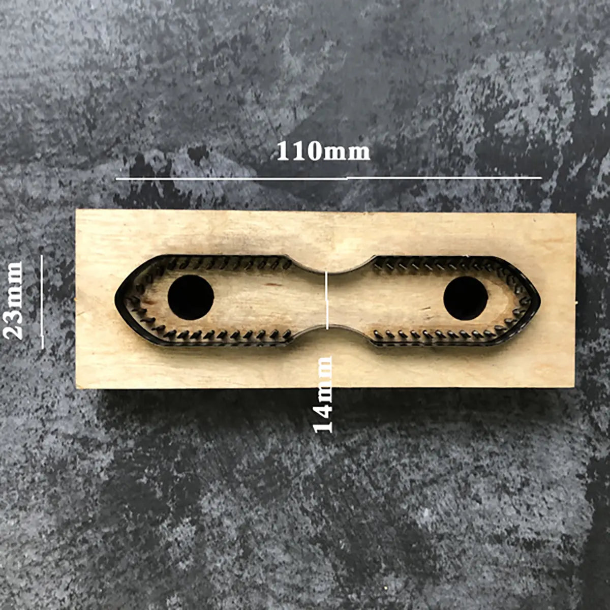 Leather Strap End Cutting Die