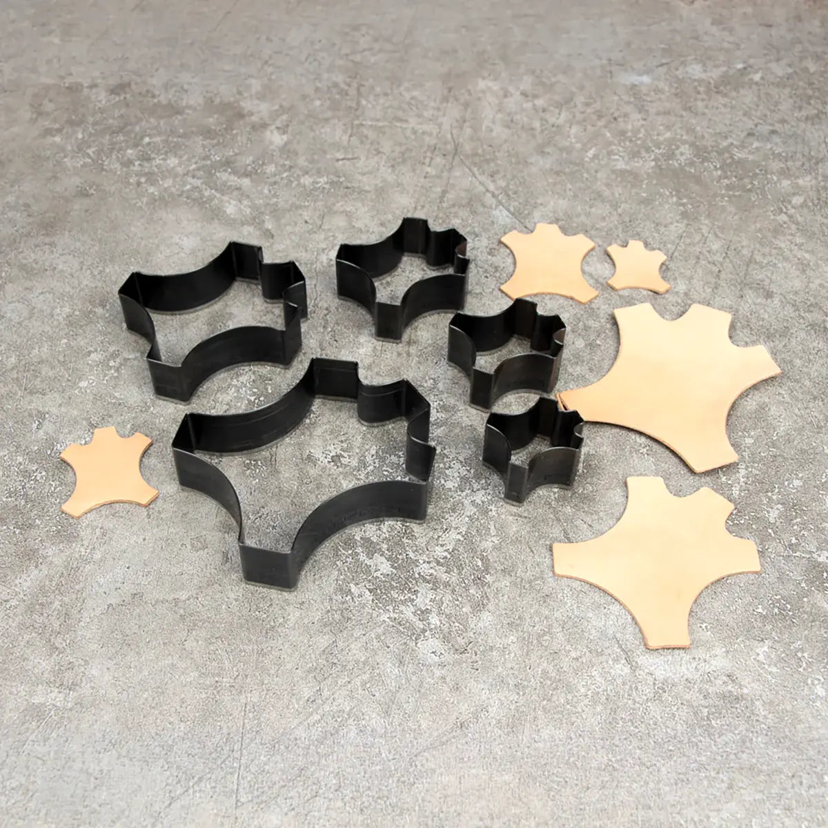 Economy Hide Shape Die 5 Piece Set.