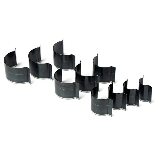Economy Round Belt End Die Cutters 10 Piece Set.