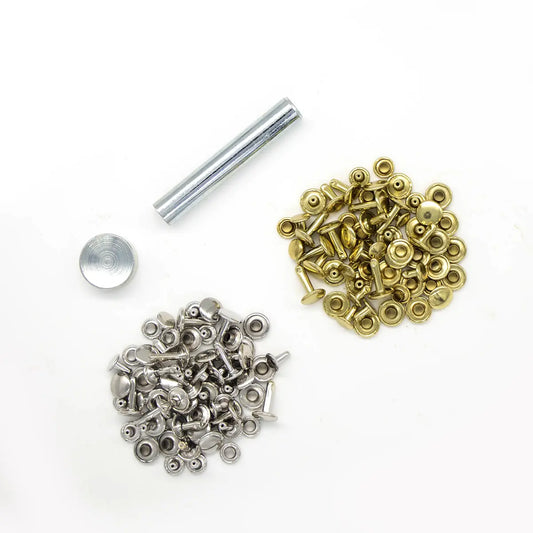 Easy-To-Do Double Cap Rivets and Setter Kit.