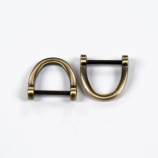 5/8" Open D-Ring Shackle Antique 2 Pack