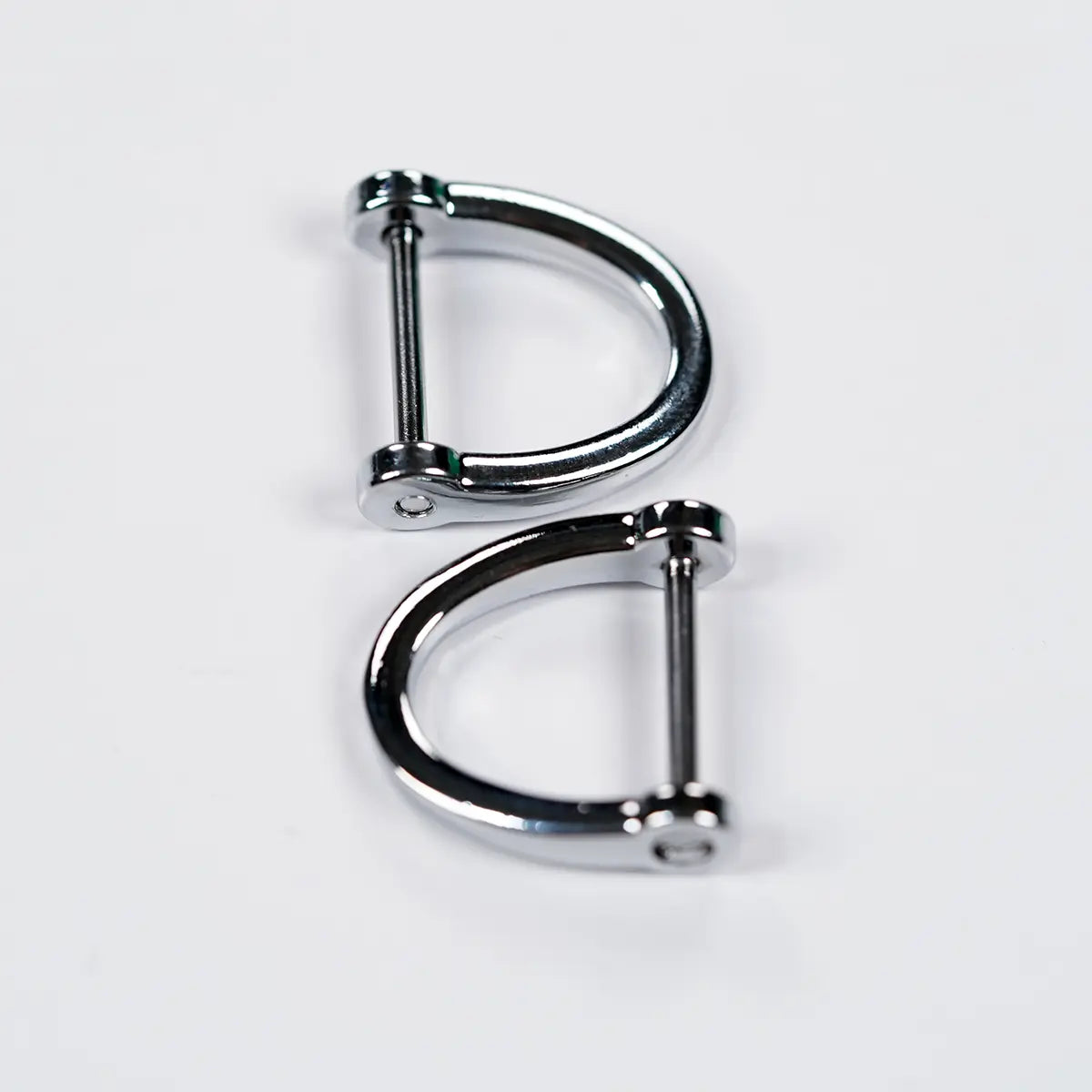 5/8" Open D-Ring Shackle Nickel 2 Pack