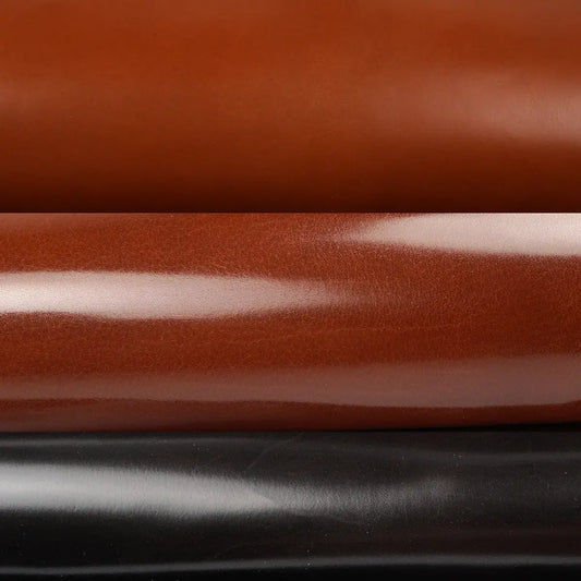 Glazed Calfskin Leather Hides 2oz.