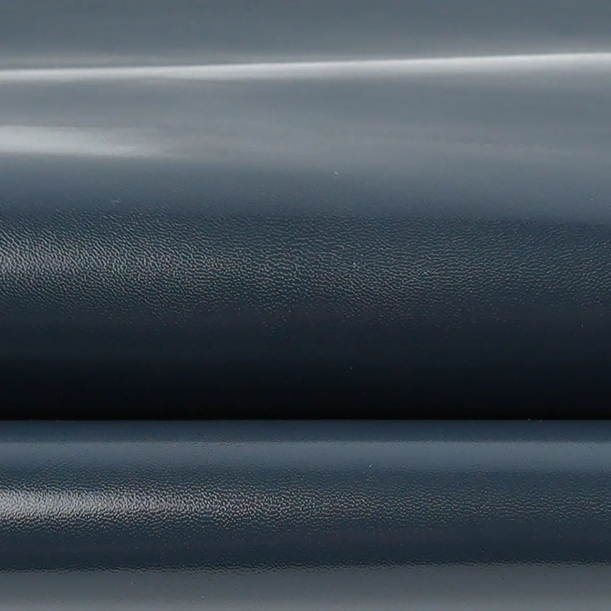 Dark Blue Glossy Aniline Goat Kidskin Leather.