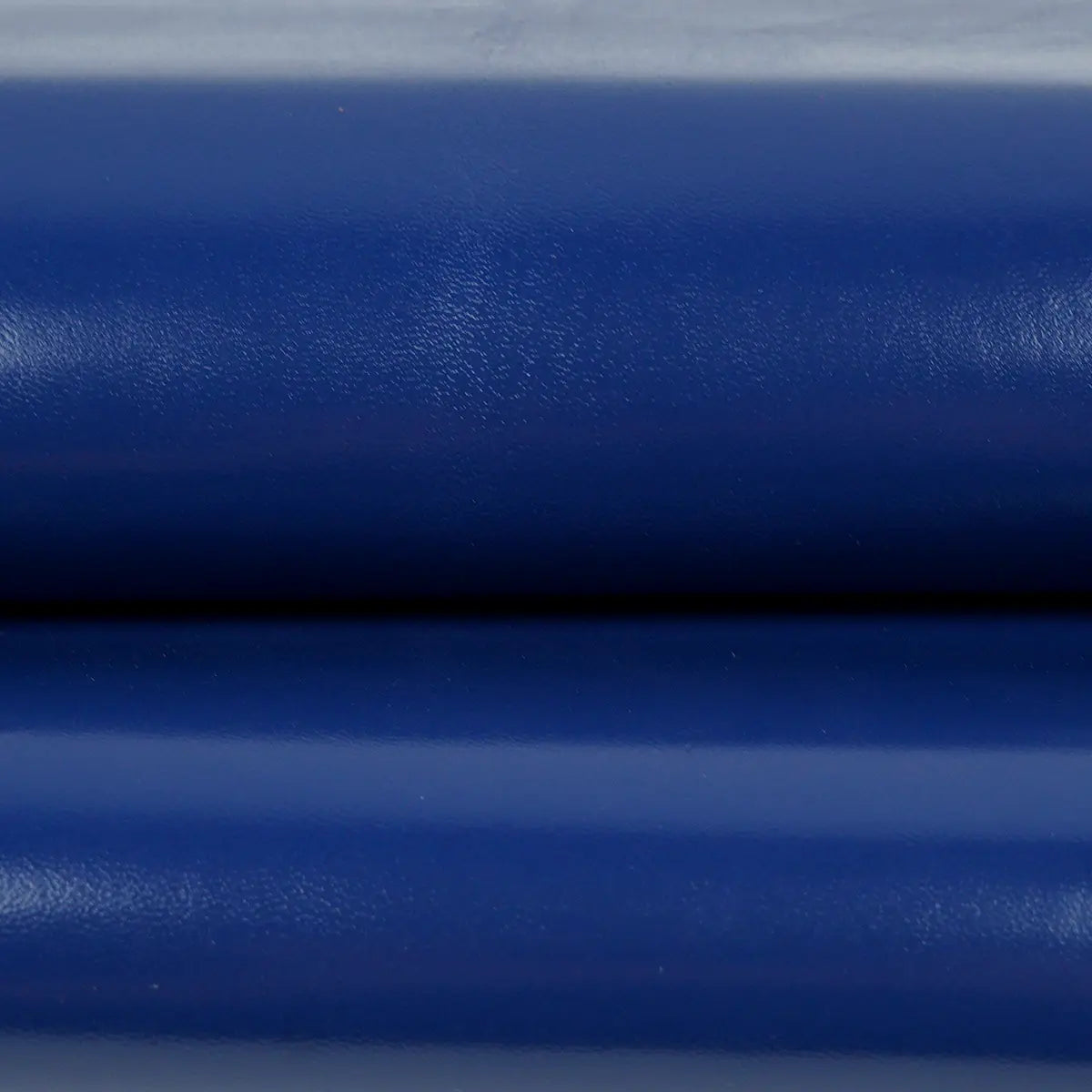 Medium Blue Glossy Aniline Goat Kidskin Leather.