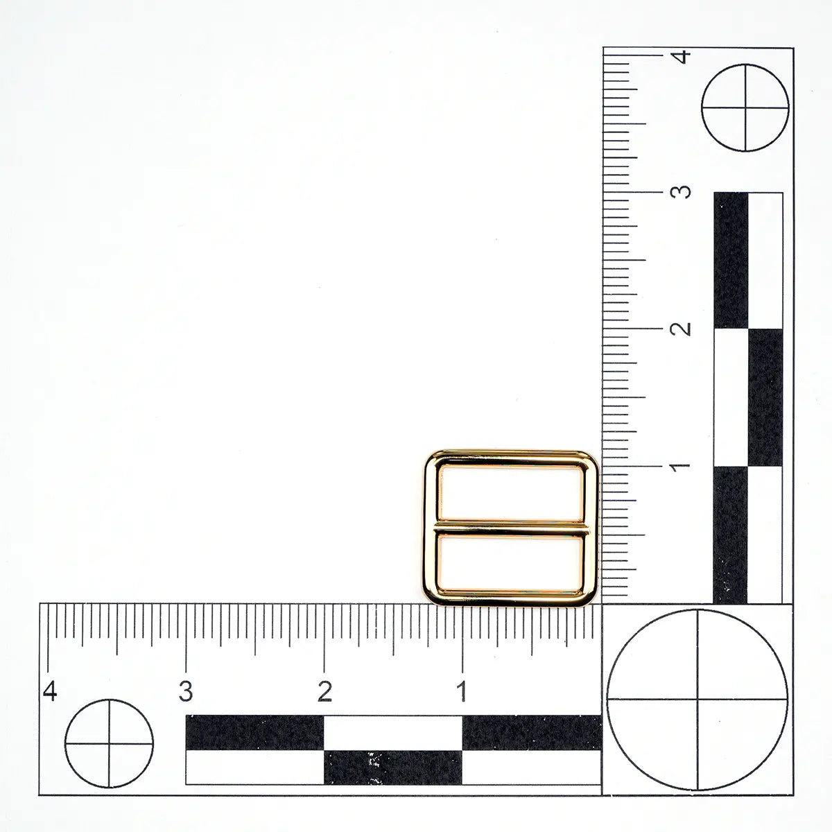 Gold Cast Tri Slide Zinc Alloy, 1 Inch.