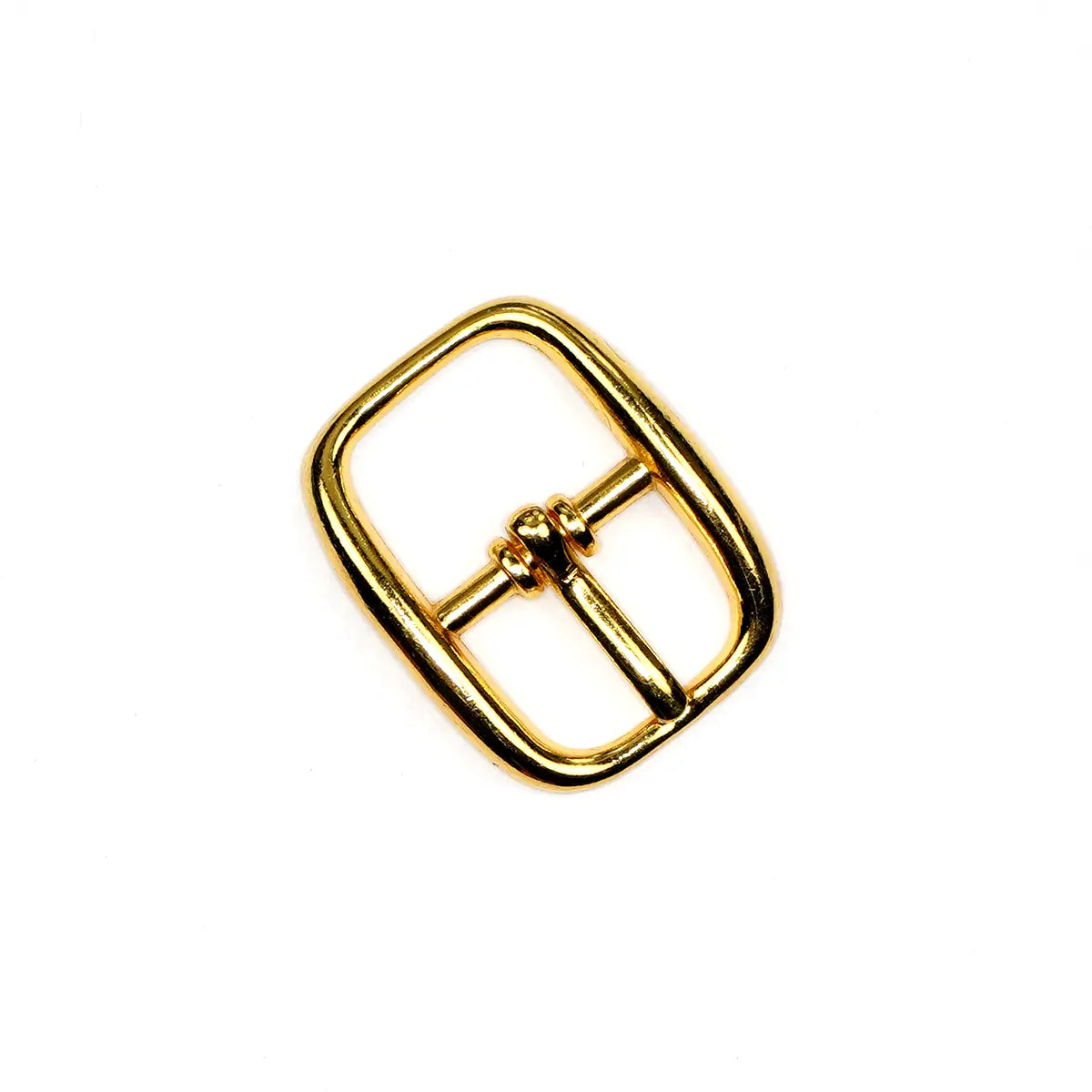 Gold Center Bar Buckle, 5/8 Inch.