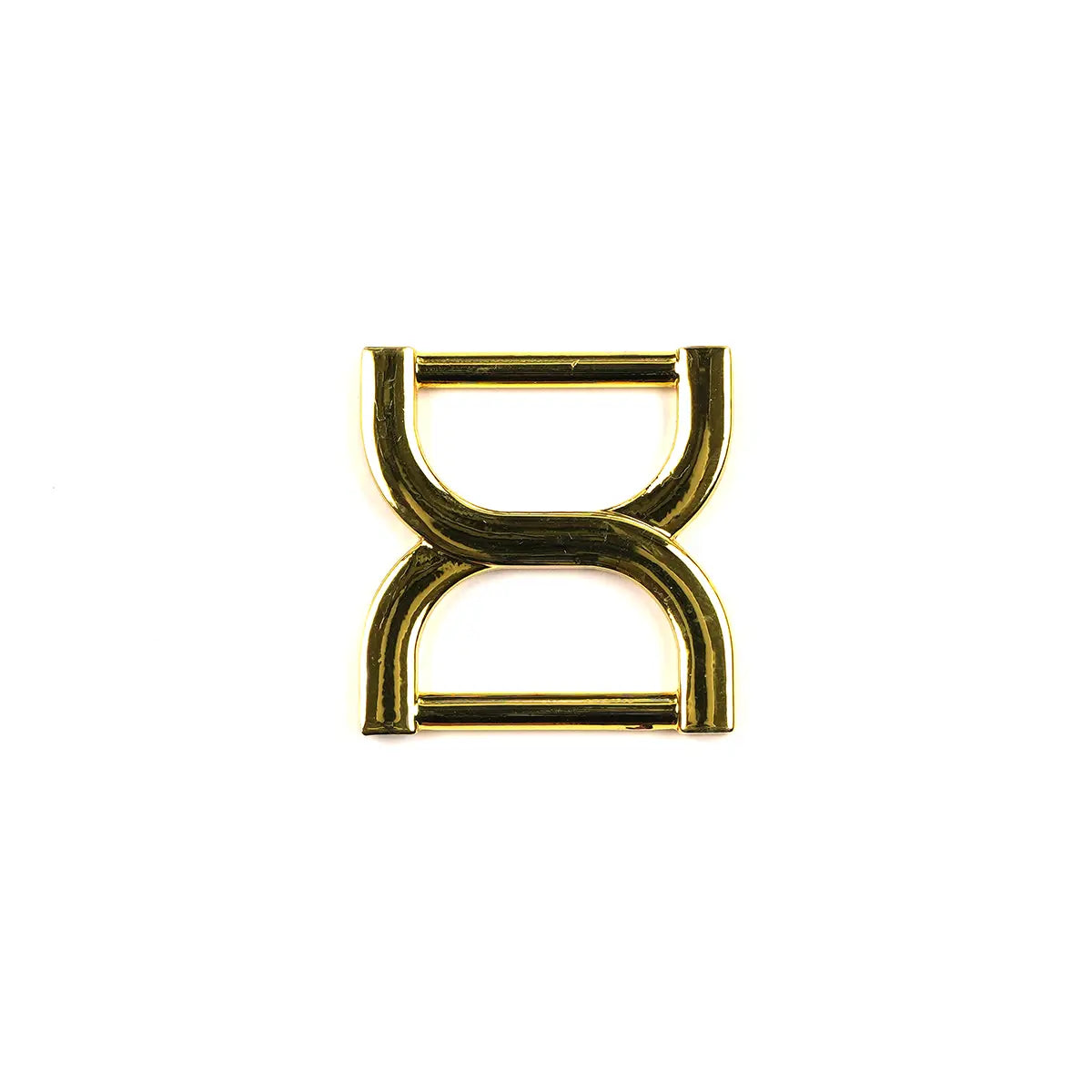 Gold Decorative D Connector, 1 Inch.