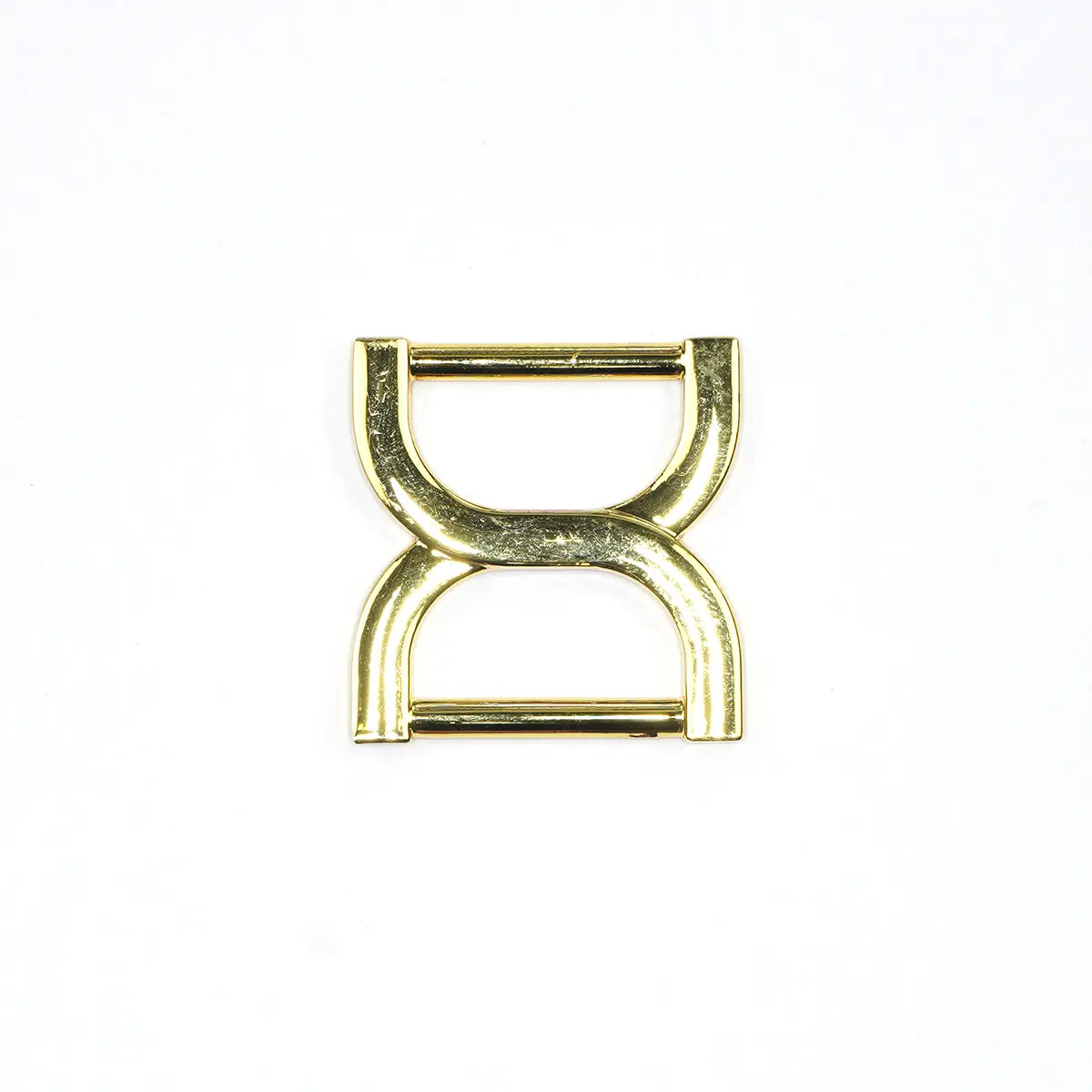 Gold Decorative D Connector, 1 Inch.