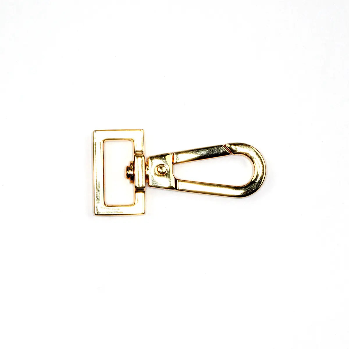Gold Flat Lever Swivel Snap, 3/4 Inch.