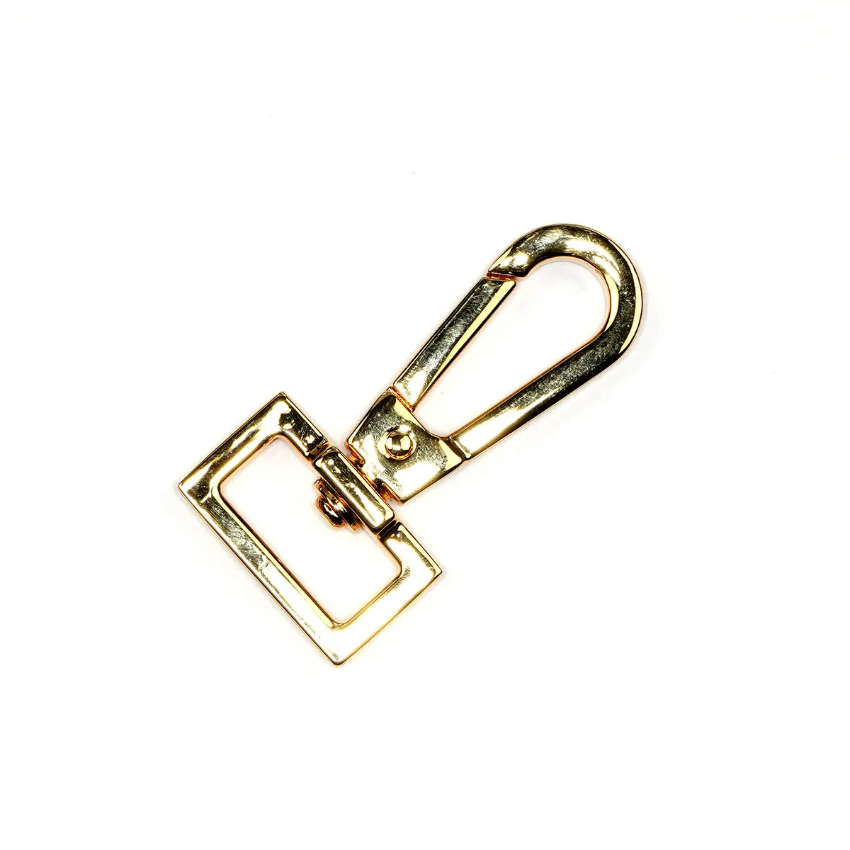 Gold Flat Lever Swivel Snap, 3/4 Inch.