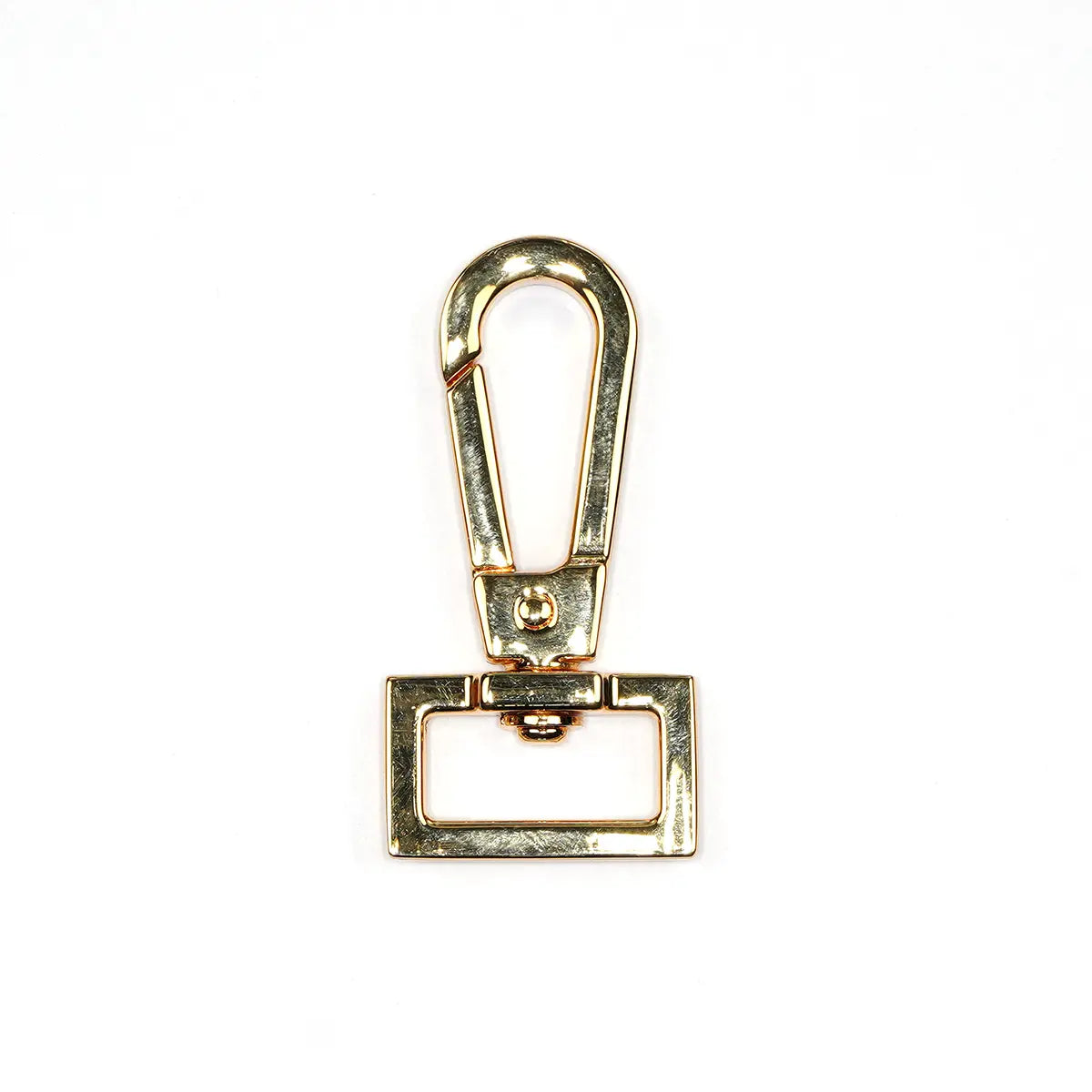 Gold Flat Lever Swivel Snap, 3/4 Inch.