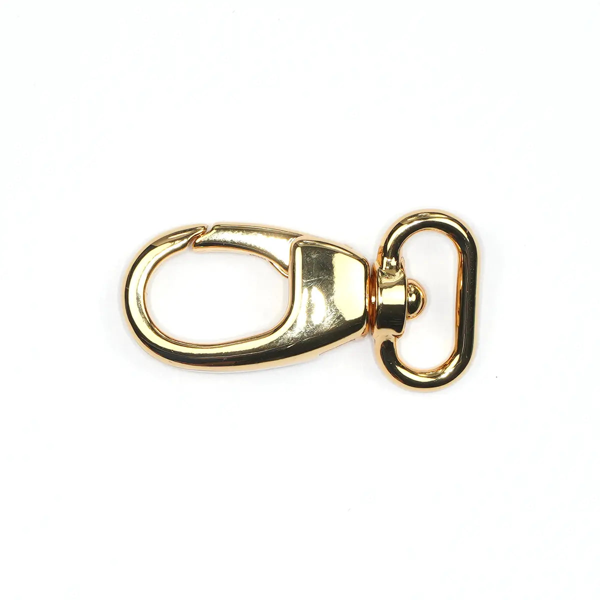 Gold Lobster Lever Swivel Snap, 5/8 Inch.