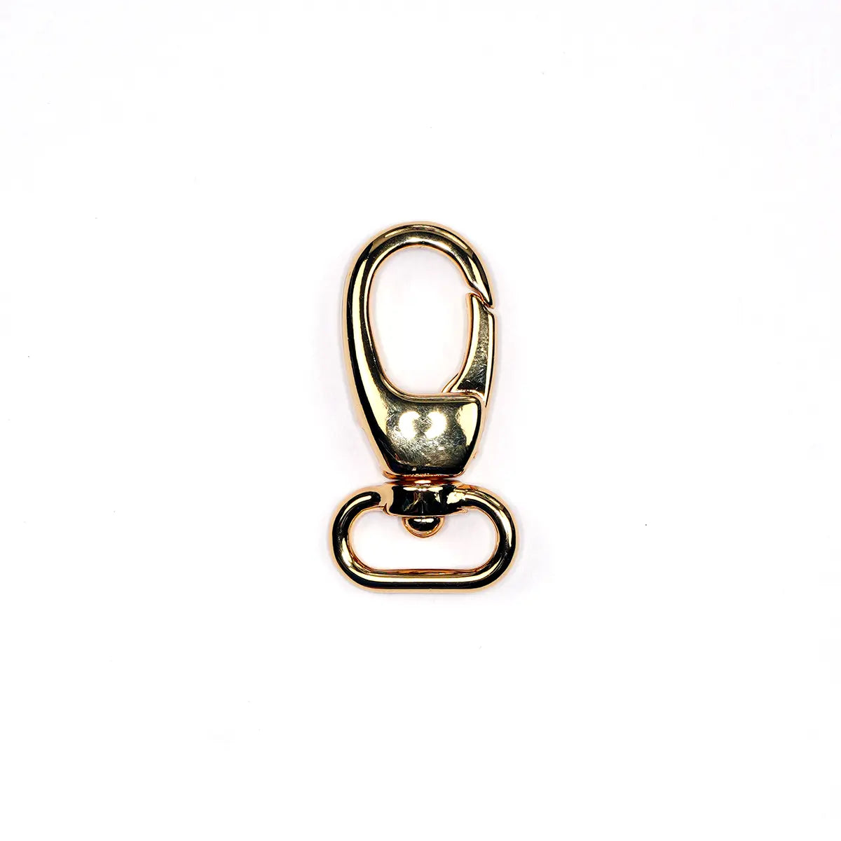 Gold Lobster Lever Swivel Snap, 5/8 Inch.
