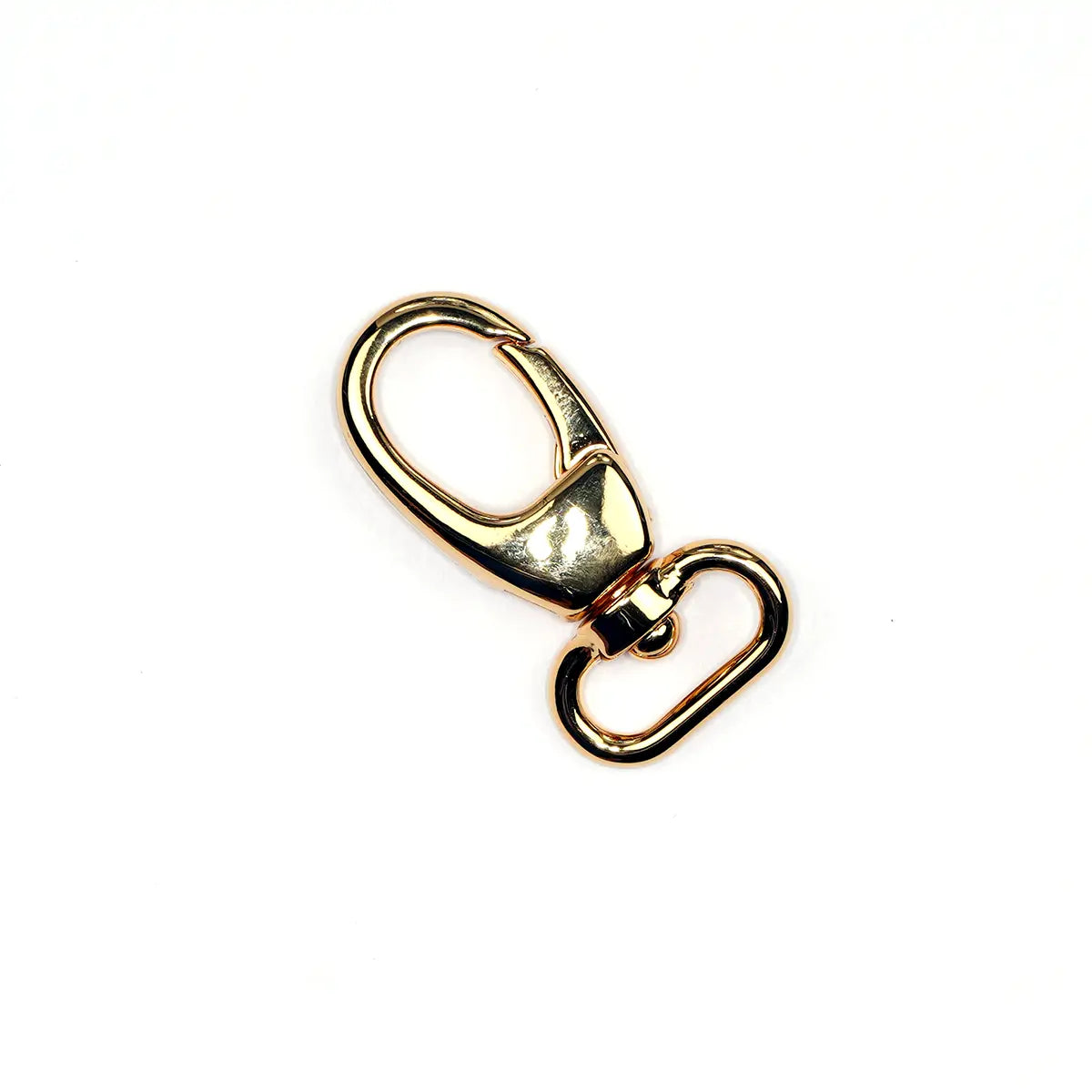 Gold Lobster Lever Swivel Snap, 5/8 Inch.