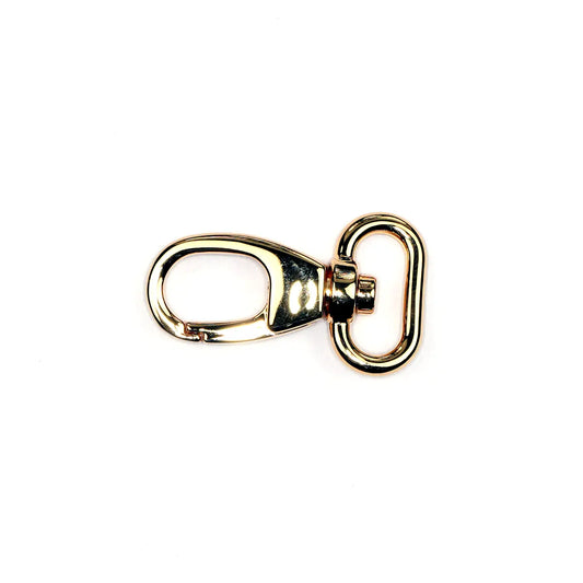 Gold Lever Swivel Snap, 5/8 Inch.