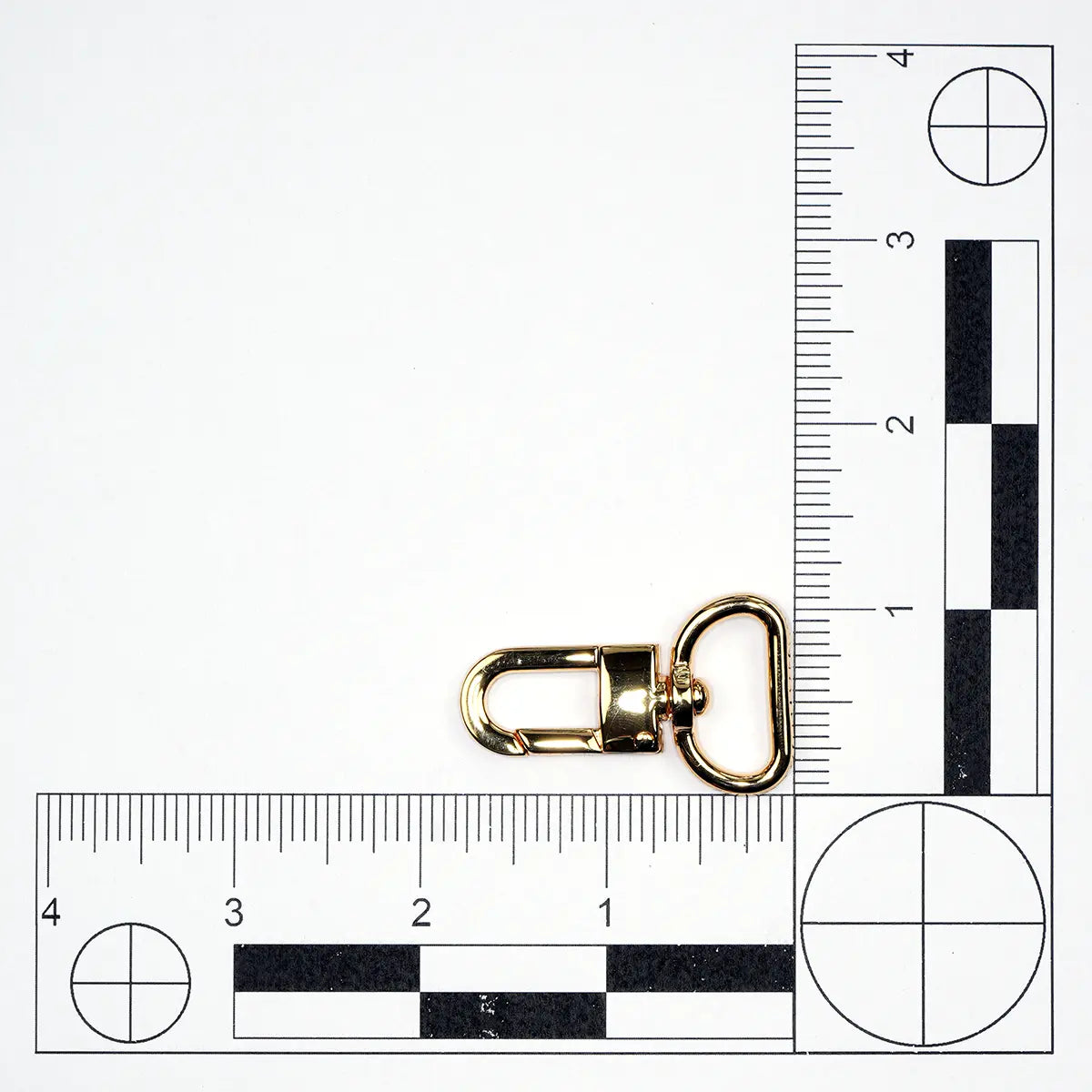 Gold Loop Lever Swivel Snap 3/4 Inch