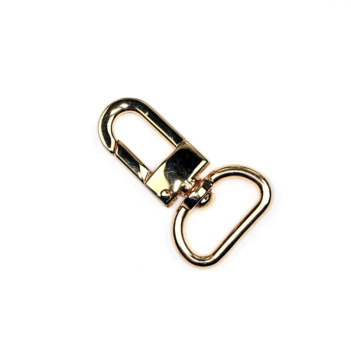 Gold Loop Lever Swivel Snap 3/4 Inch