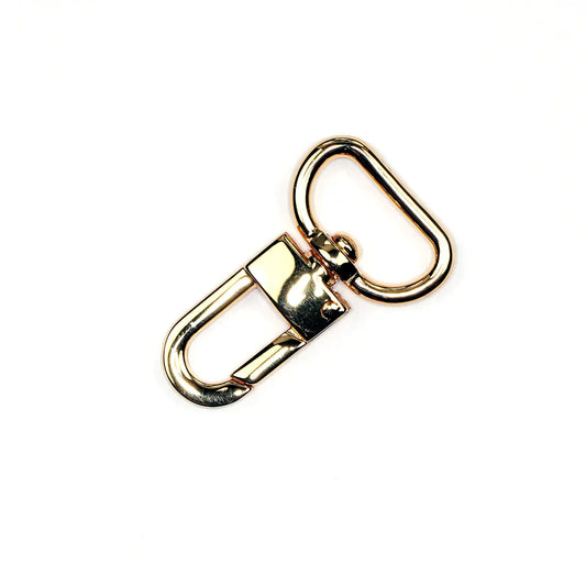 Gold Loop Lever Swivel Snap 3/4 Inch