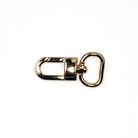 Gold Loop Lever Swivel Snap 5/8 Inch