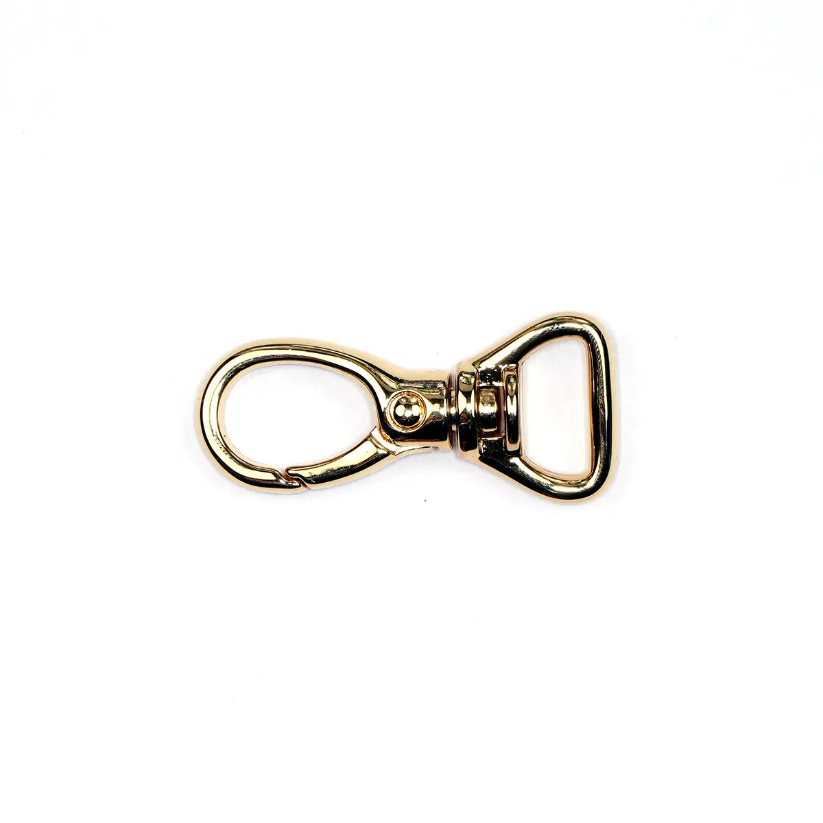 Gold Oval Lever Swivel Snap 5/8 Inch