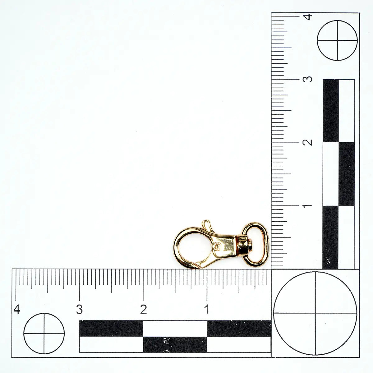Gold Trigger Swivel Snap, 1/2 Inch.