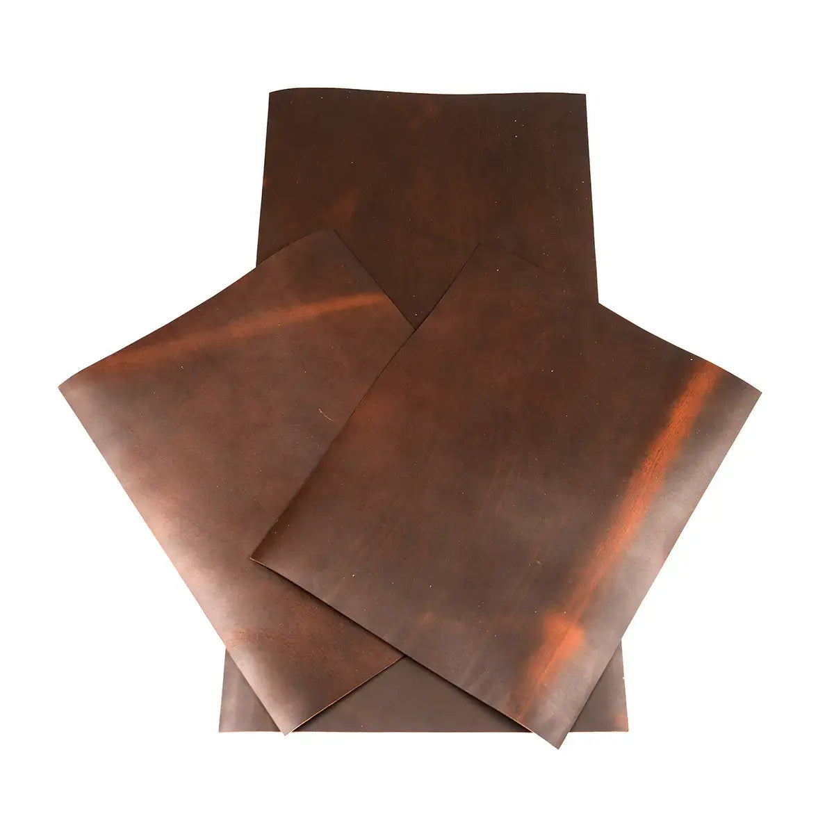 Golden Brown Horween Cavalier Leather 5-6oz Panels.