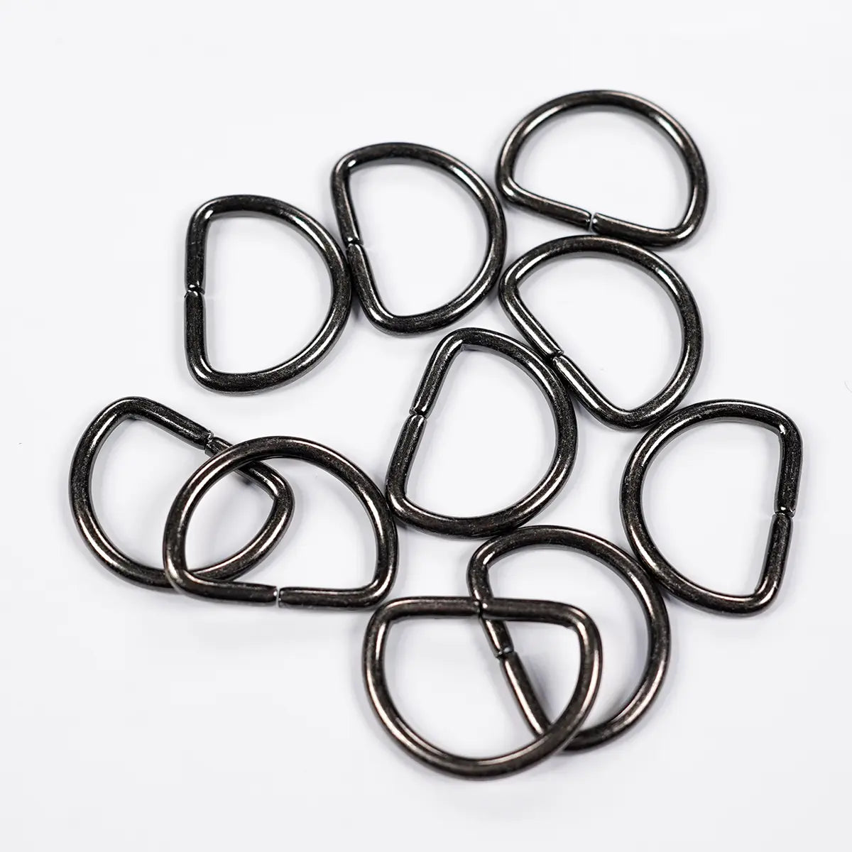 1 Inch Gunmetal D-Ring 10 Pack – Leatherado Leather Supply