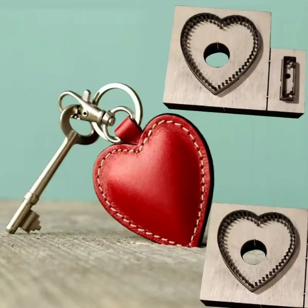 Heart Charm Keyring Cutting Dies.
