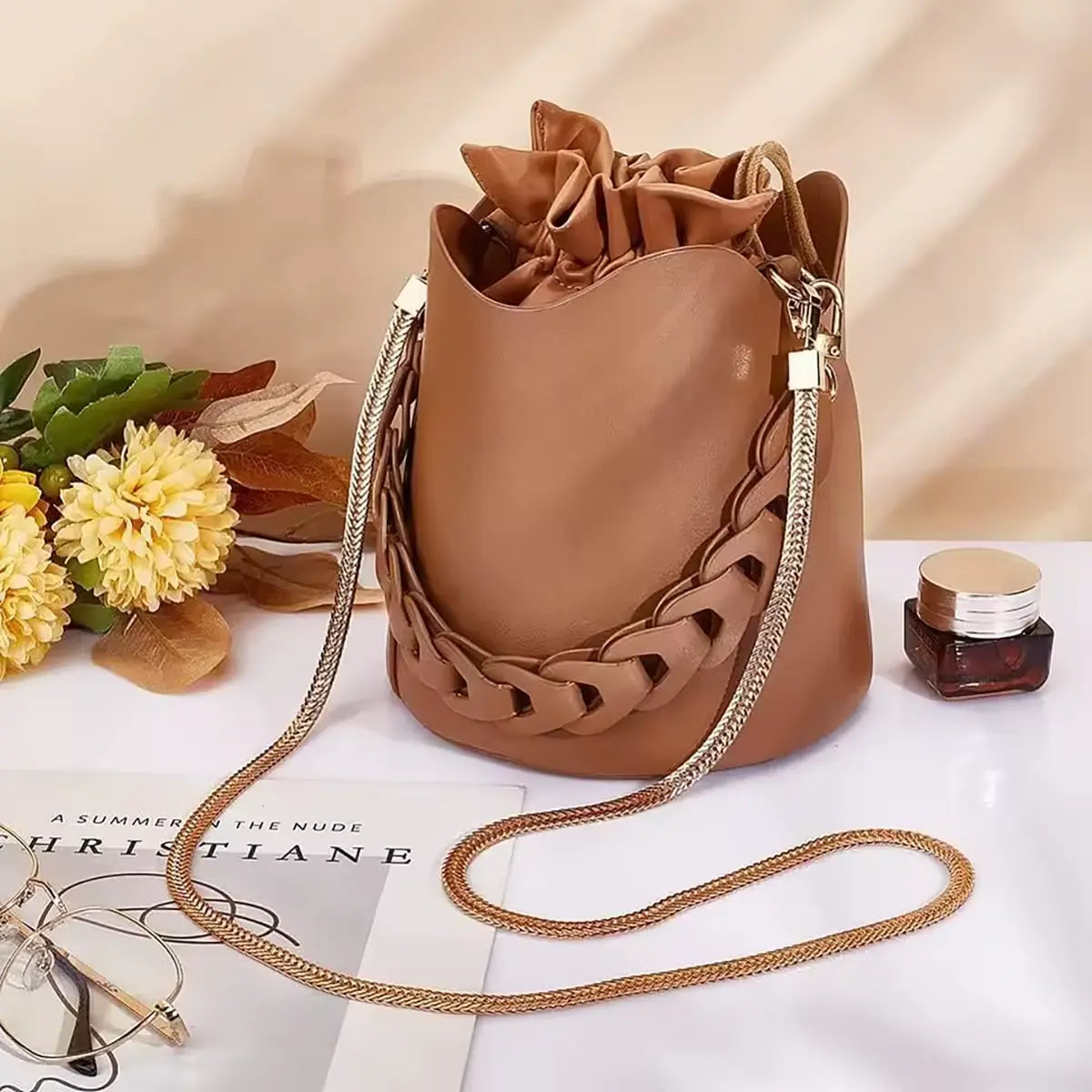 Purse Bag Snake Chains, Gold, Silver, Black.