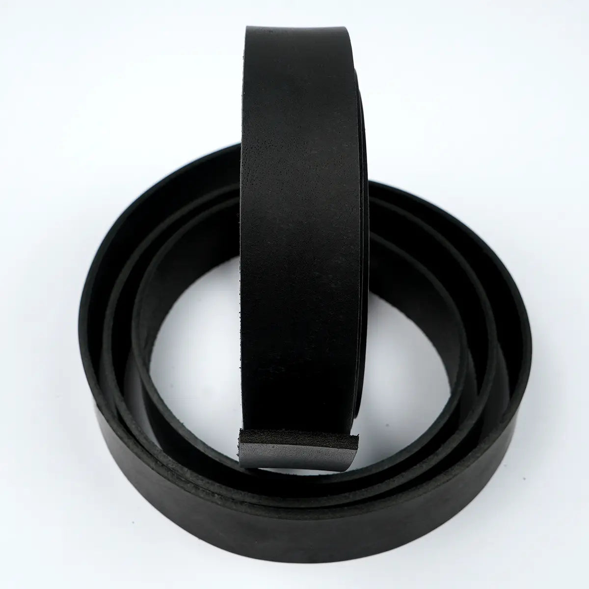 Black - 60 inch - Veg-Tan Belt Strip Blanks.