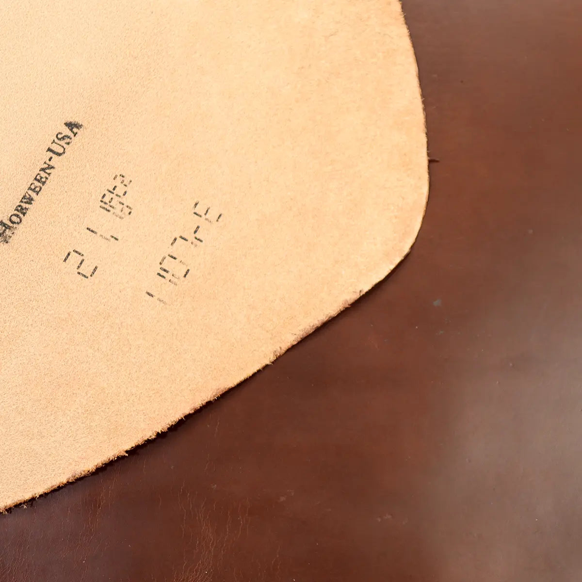 Horween Brown Vegetable Tanned 4-5oz Leather