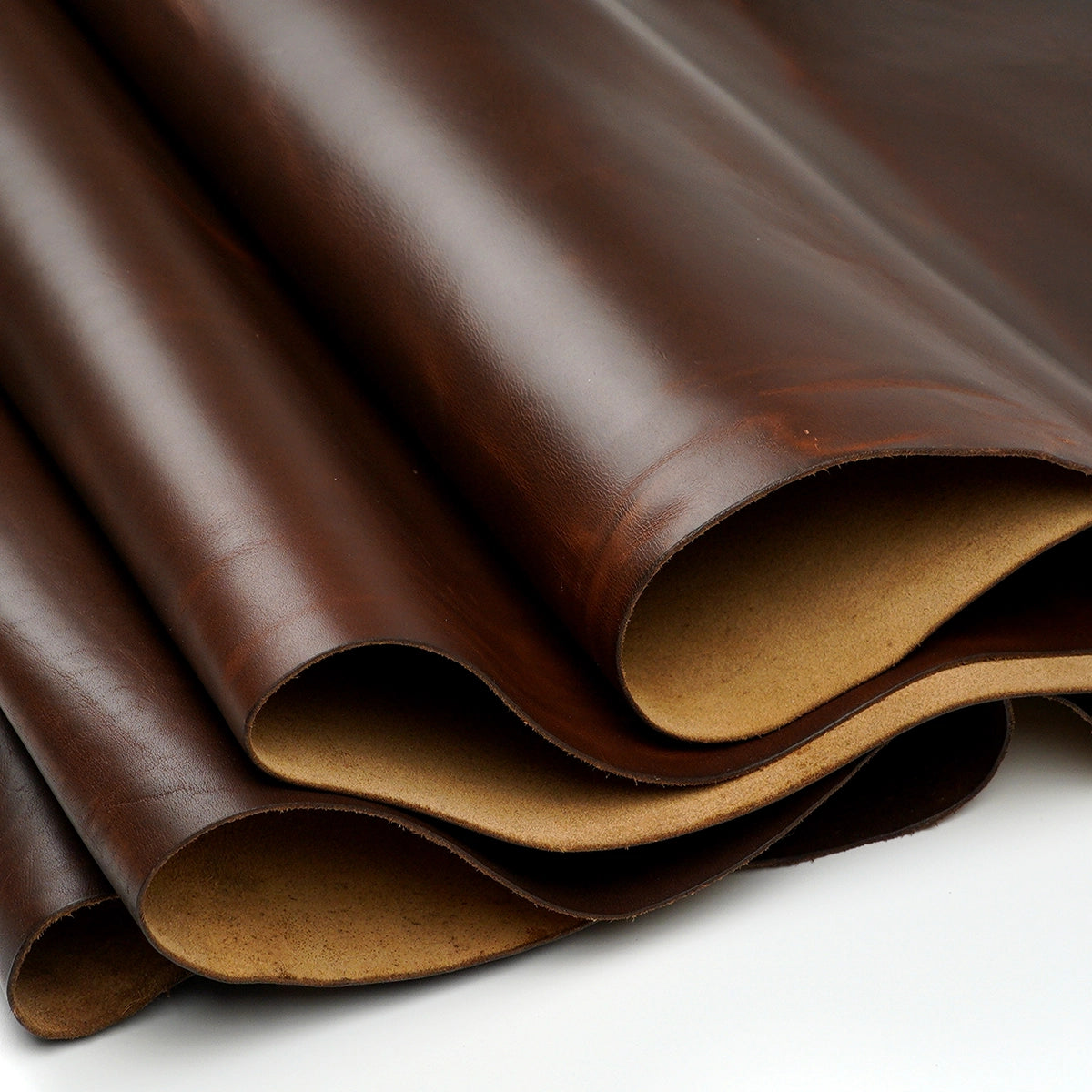 Medium Brown Horween Cavalier Leather 3-4oz.