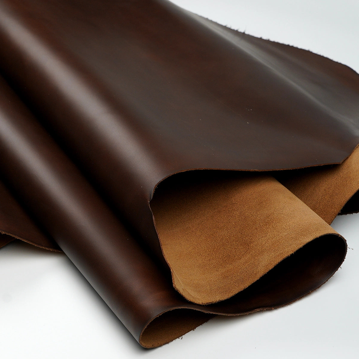 Medium Brown Horween Cavalier Leather 4-5oz.