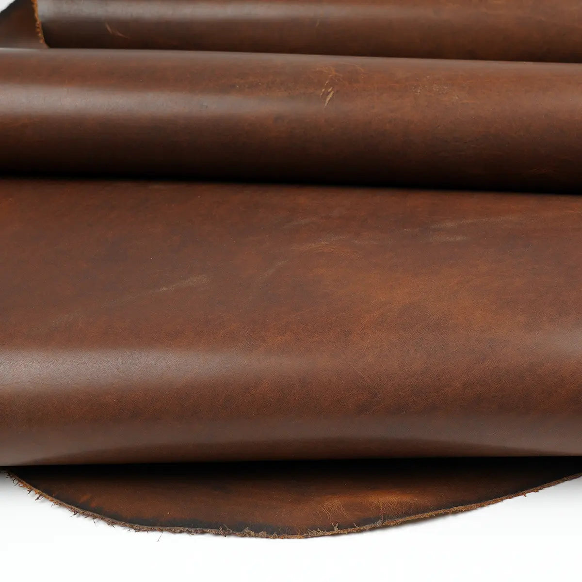 Nut Brown Horween Dublin Leather Sides 4-5oz.