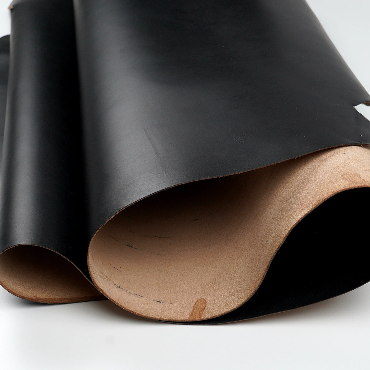 Black Horween Essex Leather 5-6oz.