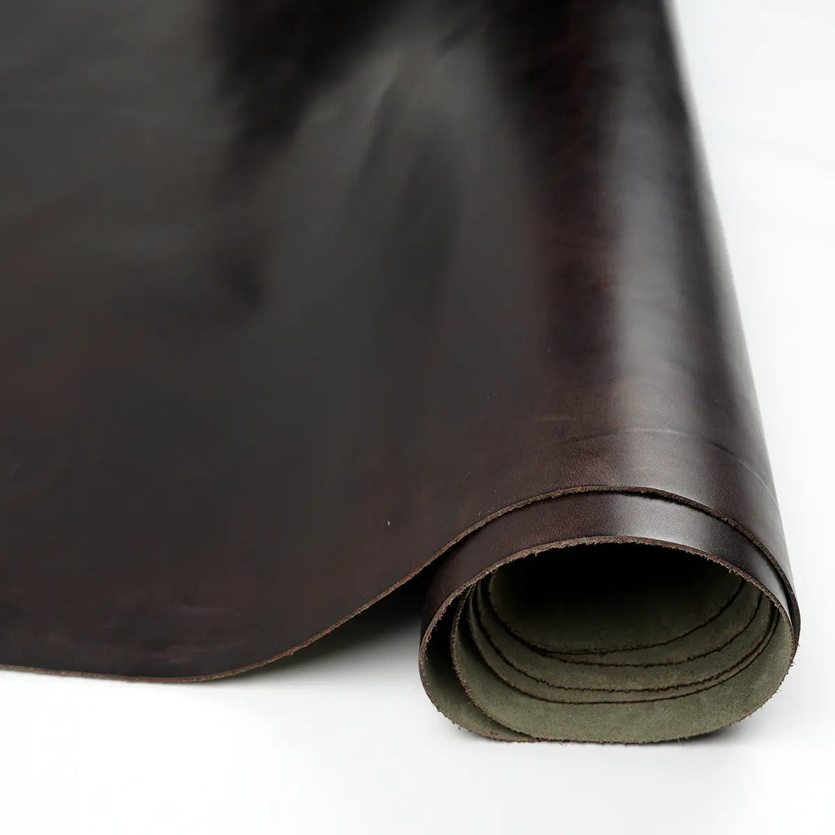 Horween Waxy Dark Mahogany Leather 3-4oz.