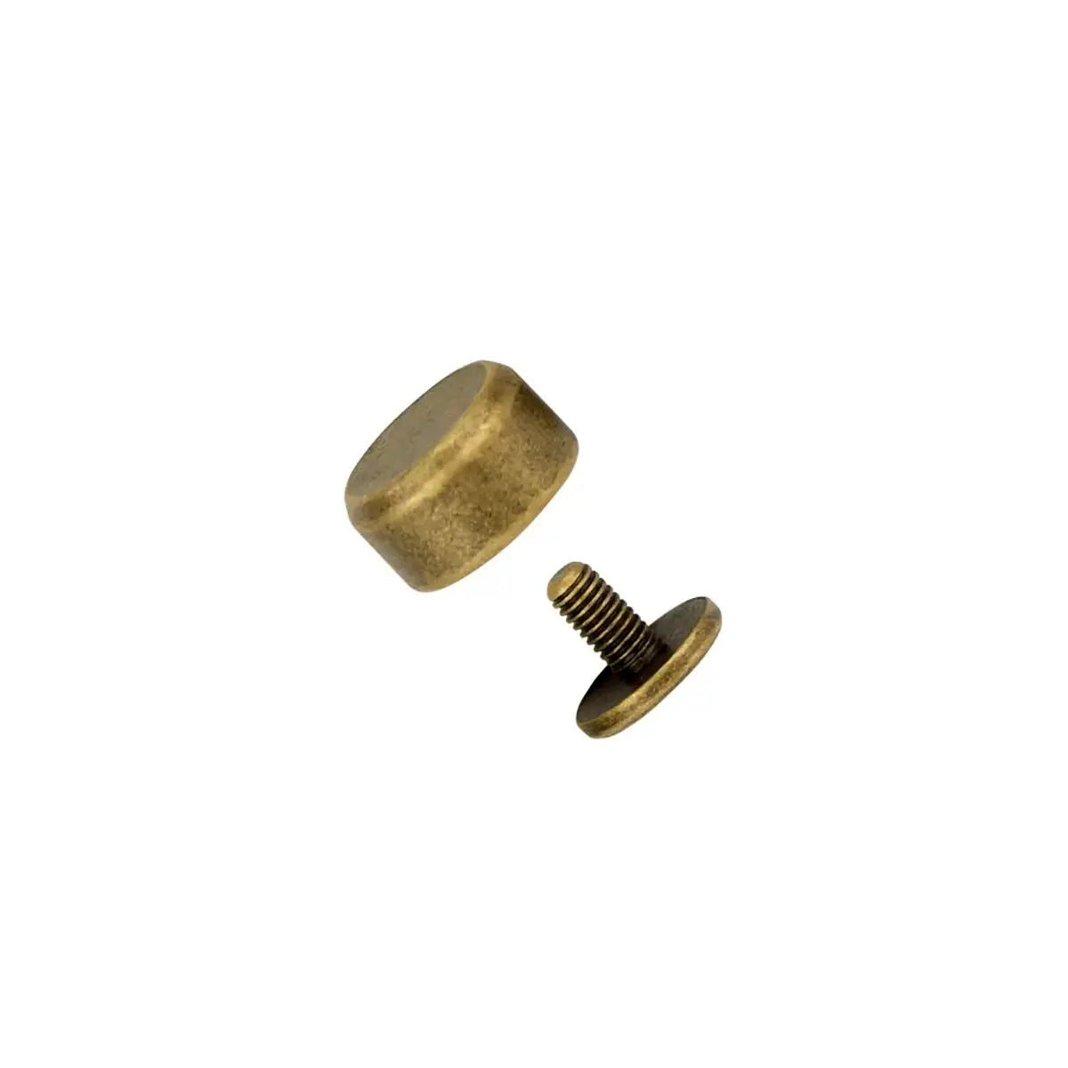 Antique Brass Plated Solid Brass Feet Studs 4 Pack.