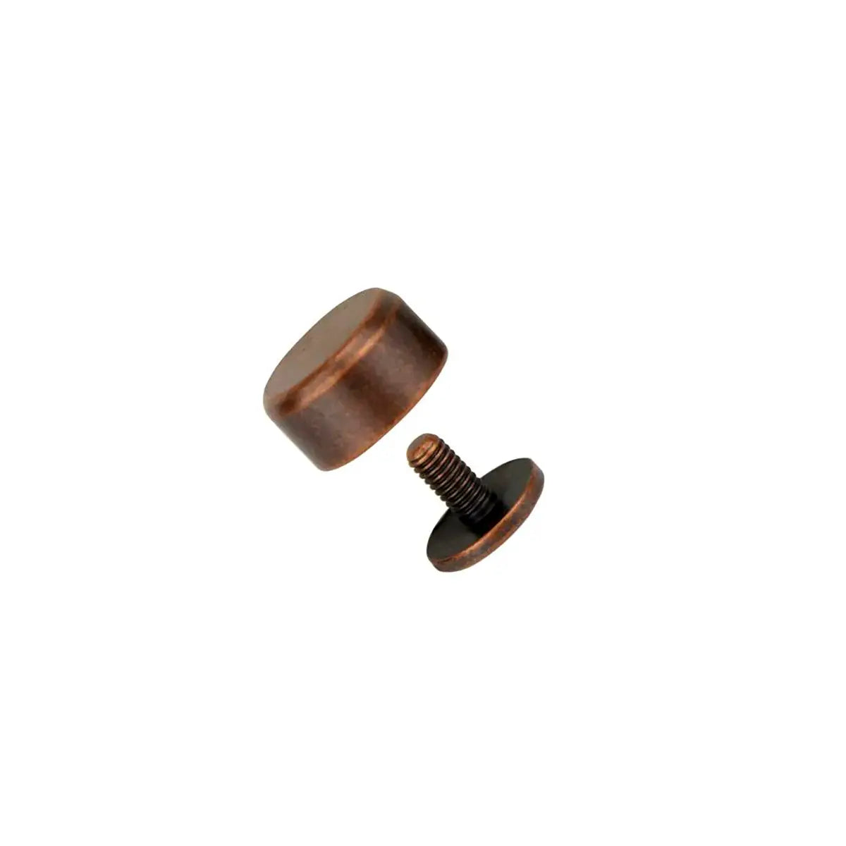 Antique Copper Plated Solid Brass Feet Studs 4 Pack.