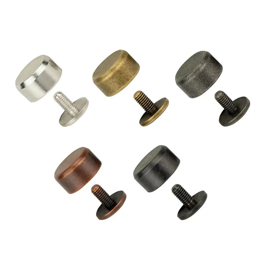 Plated Solid Brass Feet Studs 4 Pack.
